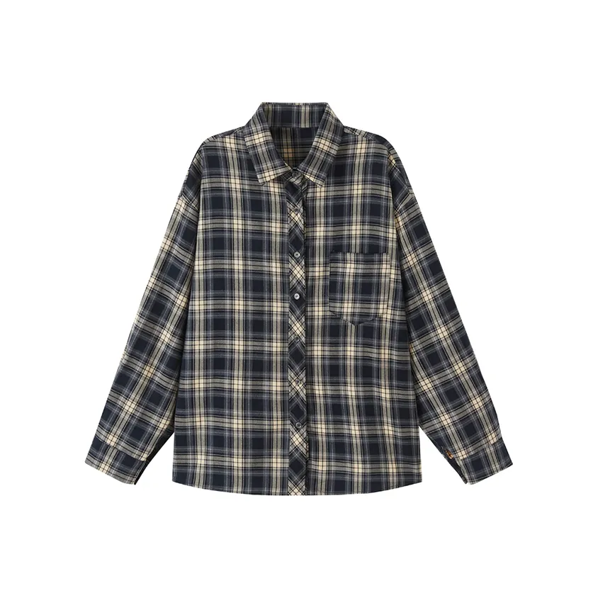 SYEEE WITH U Рубашка Женская Темно-синяя