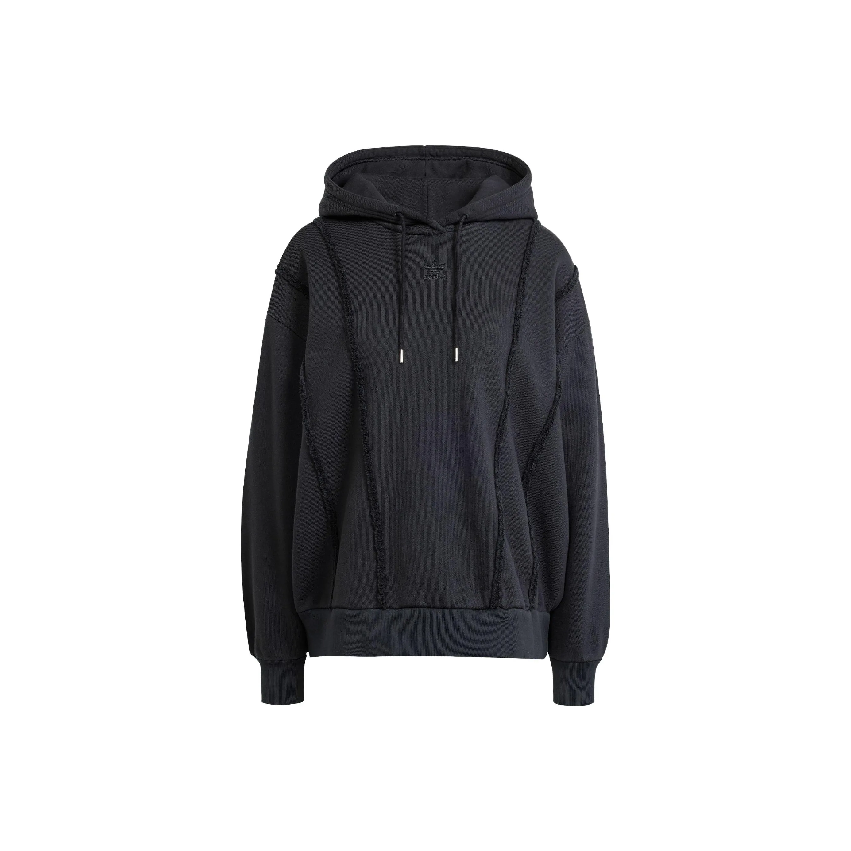 Adidas Originals Потертый Худи Толстовка Женская Черная