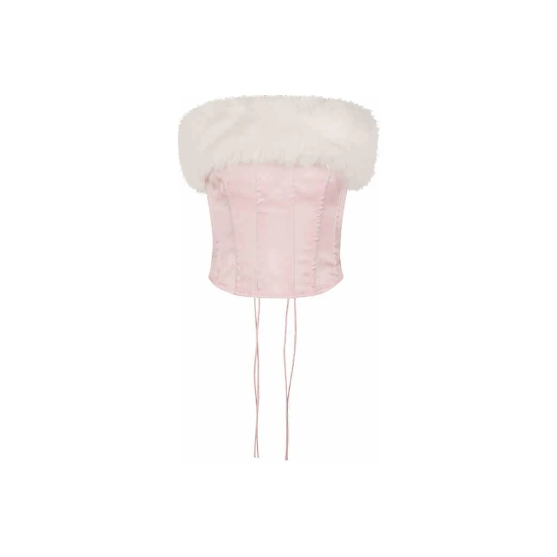 Selkie Коллекция FW24 Без бретелей Топ Женские Малыш Нежно-розовый