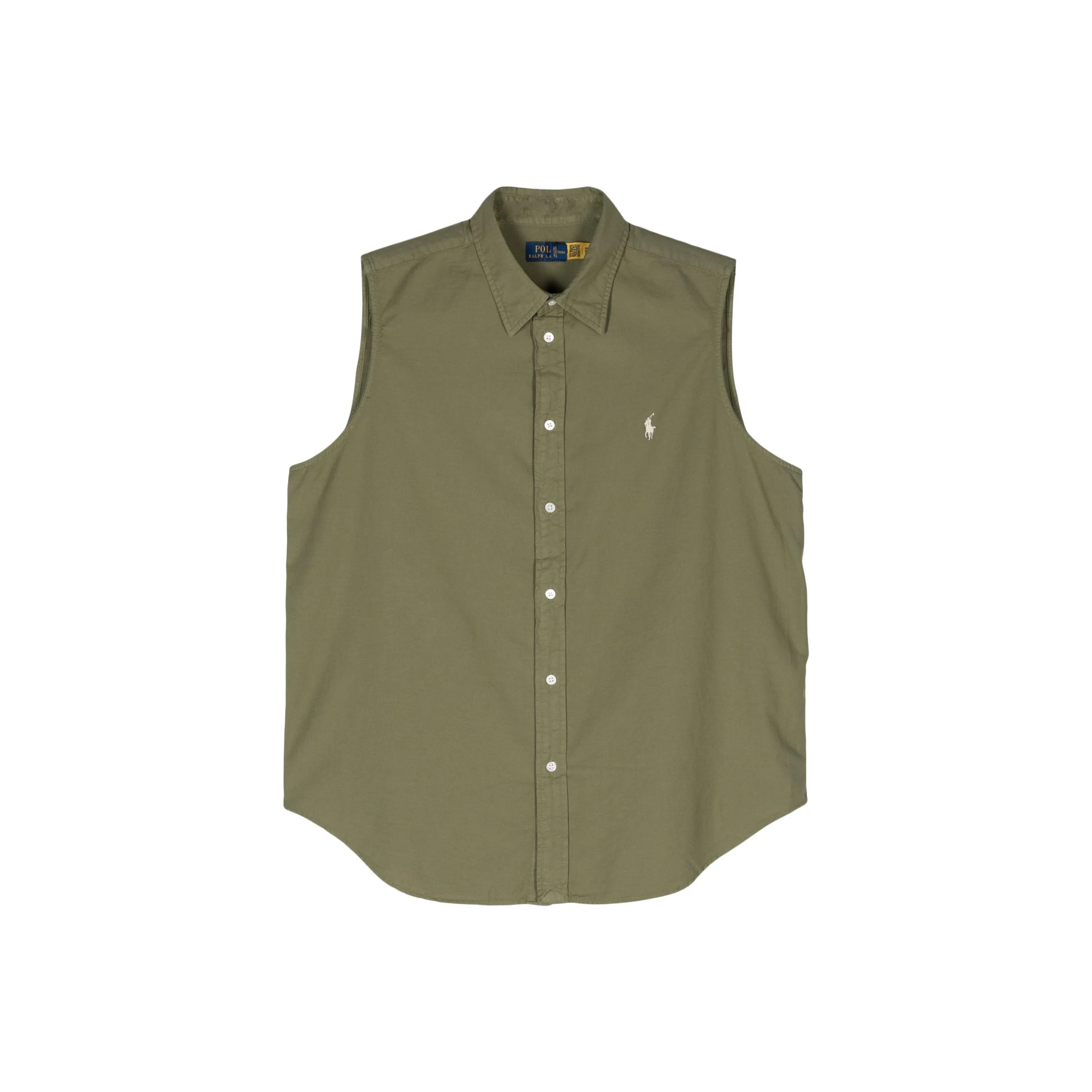 Polo Ralph Lauren SS24 Рубашка Женская Оливково-Зеленая