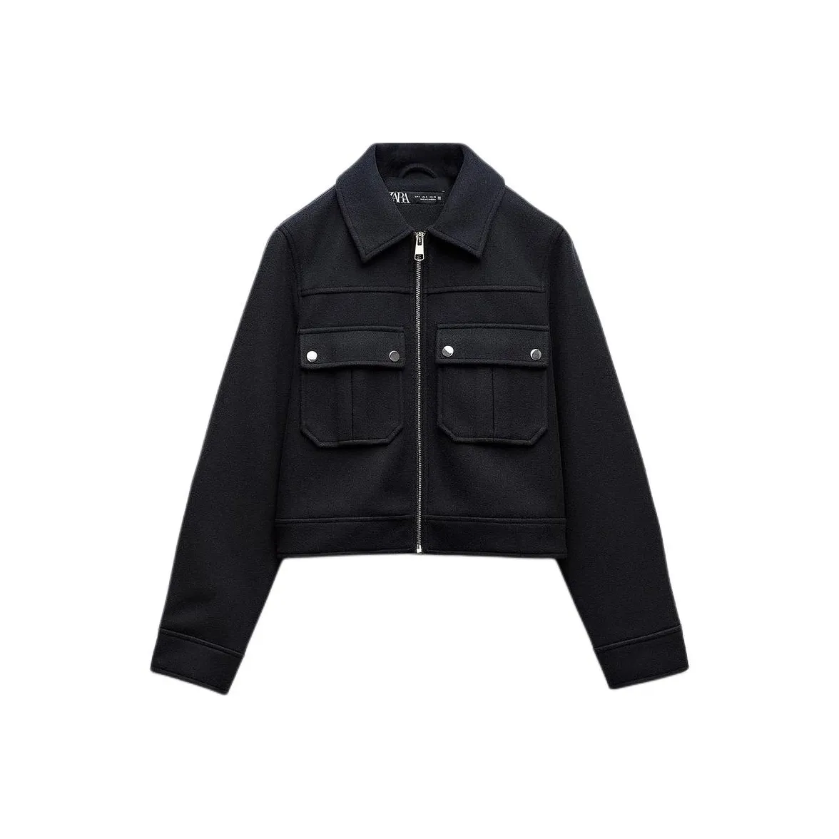 ZARA Jackets Coats Women's Blue