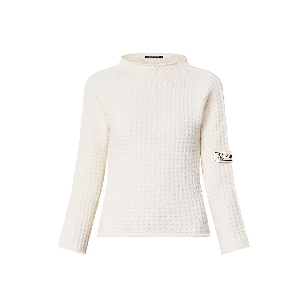 Lv Waffle Knit Pullover