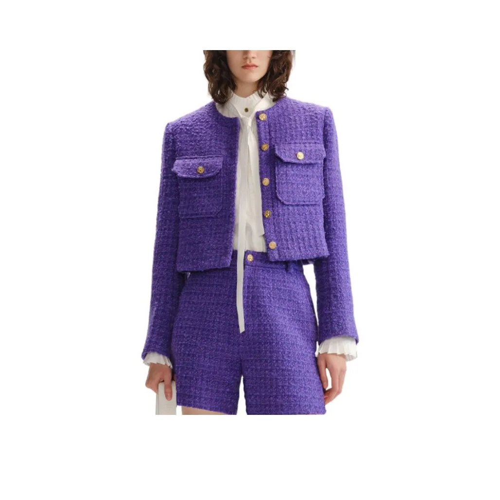 KARL LAGERFELD Куртки и Пальто Женские Фиолетовые