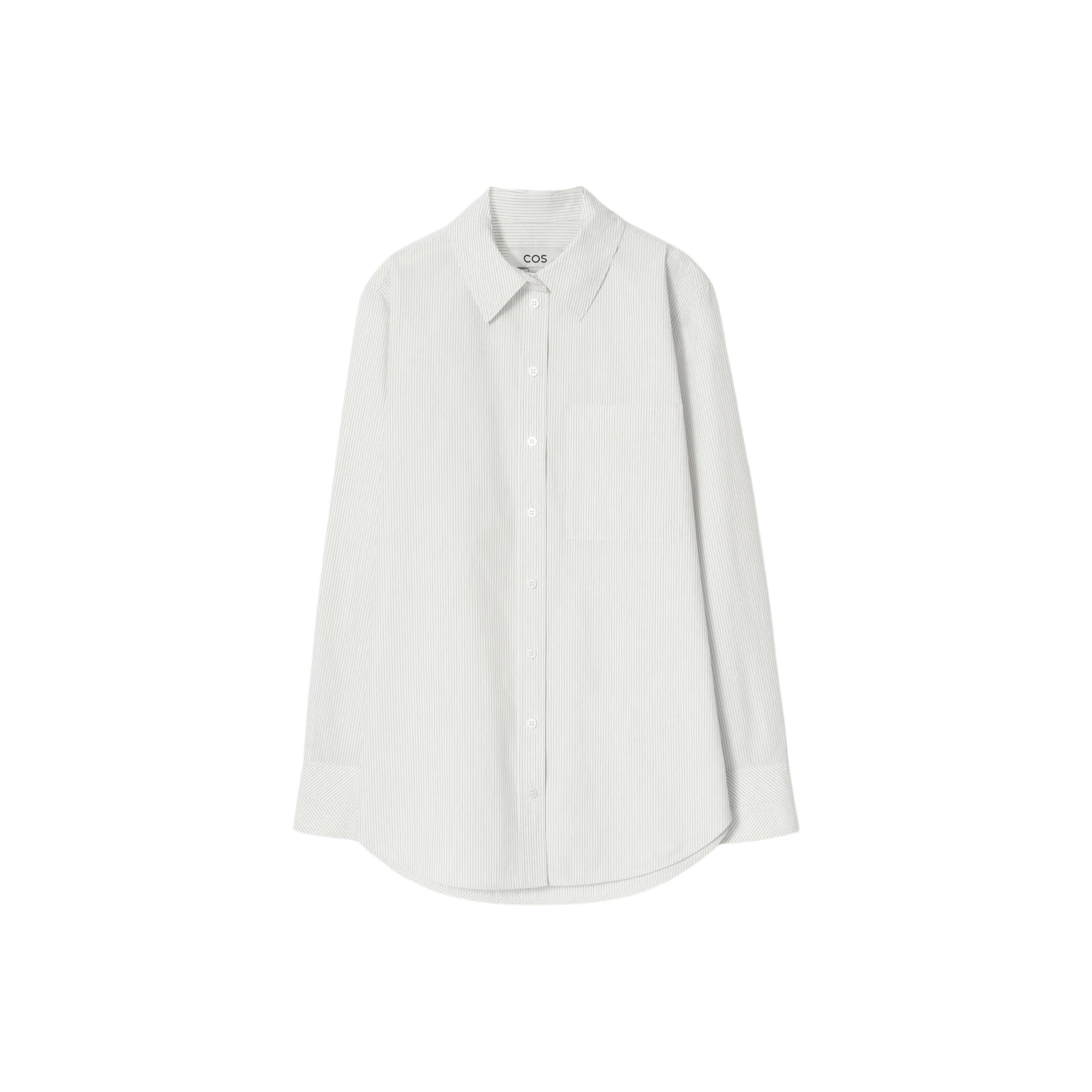 COS Сливочный Женские Рубашки
