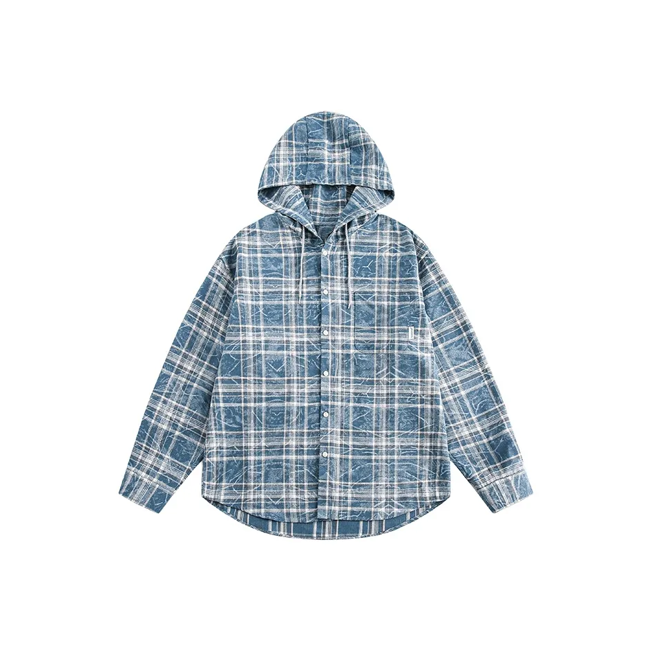 YPUT Синий Унисекс Рубашки