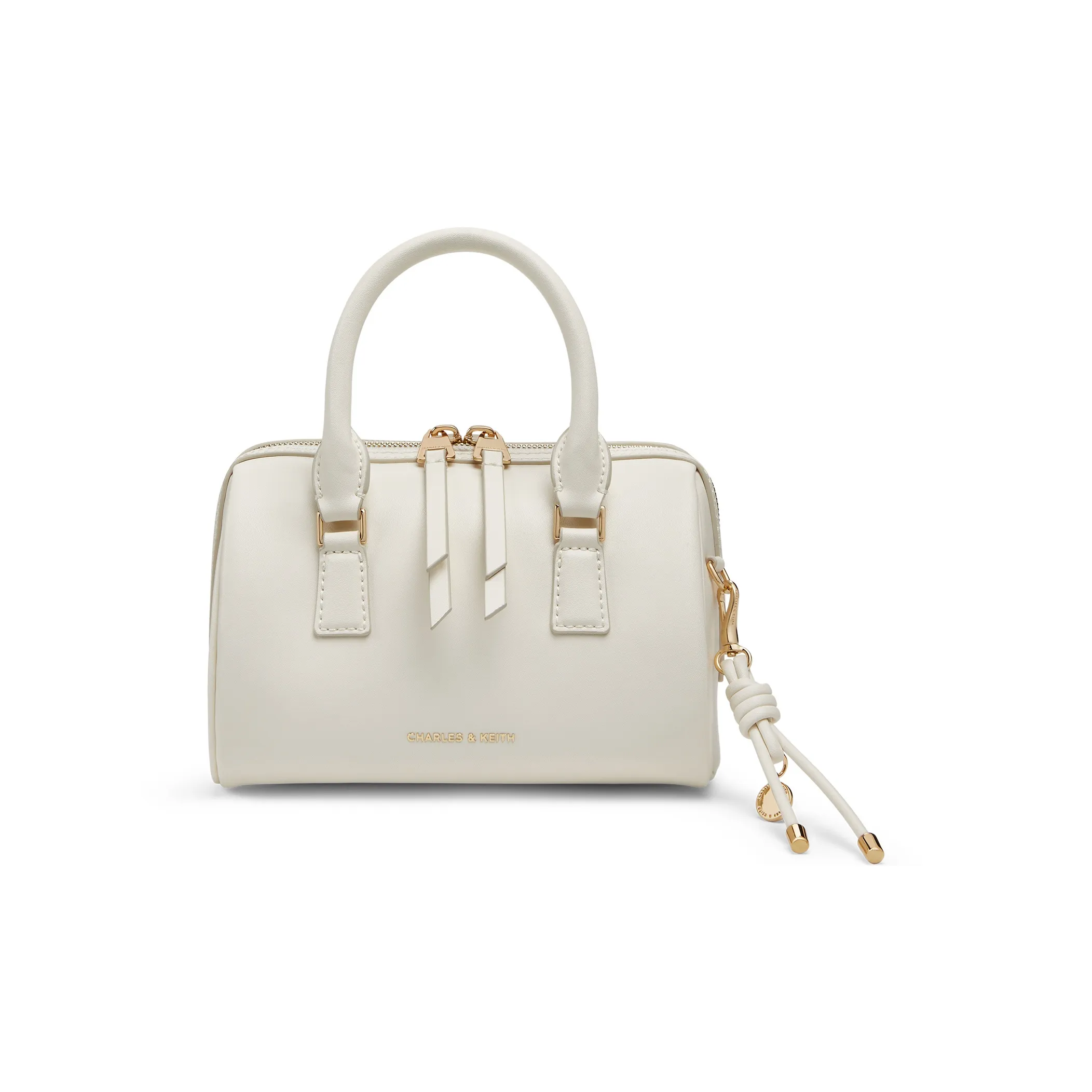 CHARLES KEITH ПУ (полиуретан) Одно плечо Сумка Маленькая Женская Кремово-молочный Белый Румяный Коричневый Рыжевато-коричневый Светло-розовый Светло-розовый