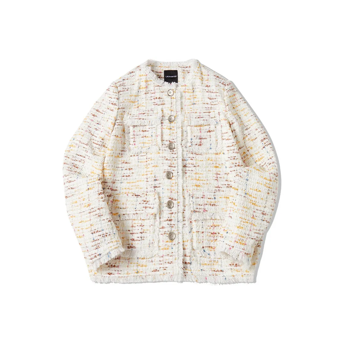 LA CRAWFISH Jackets Women's Whimsical Small Yellow Flower