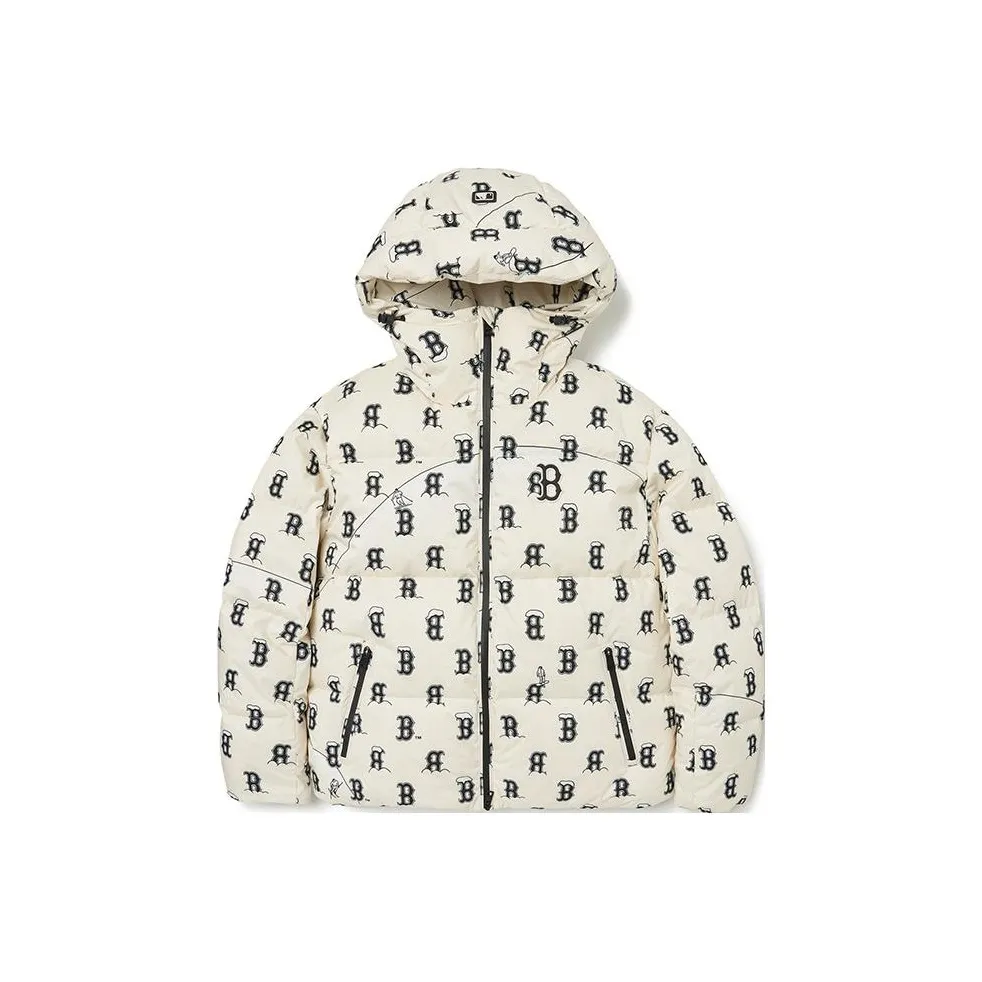MLB Boston Red Sox Down Jackets Women's Cream
