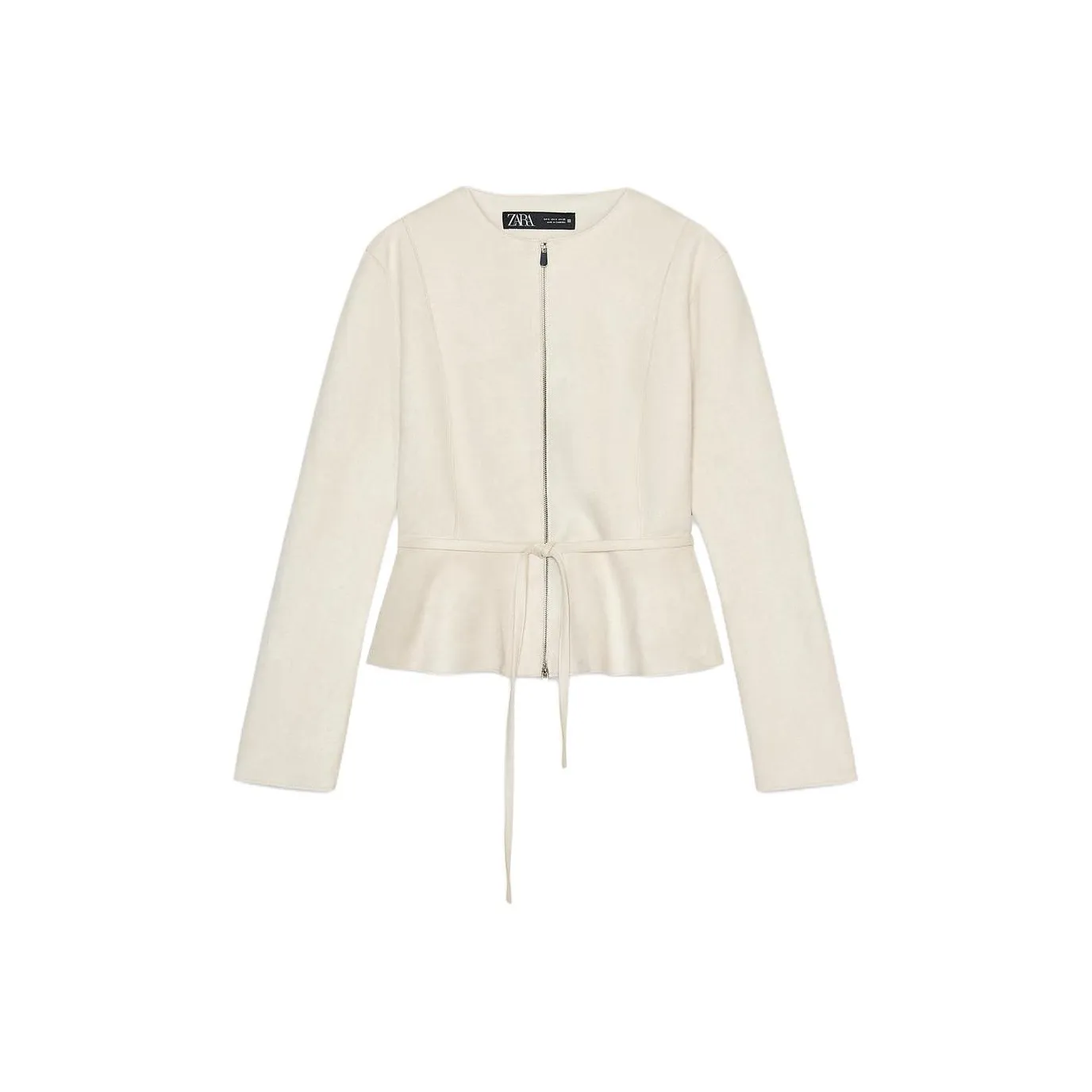 ZARA Куртки и Пальто Женские Естественный Белый