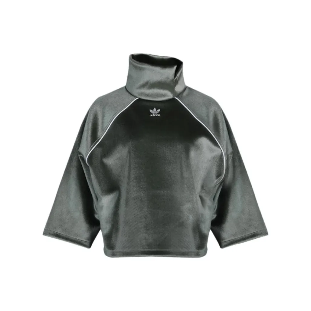 Adidas Originals Свитер Толстовка Женские Зеленый