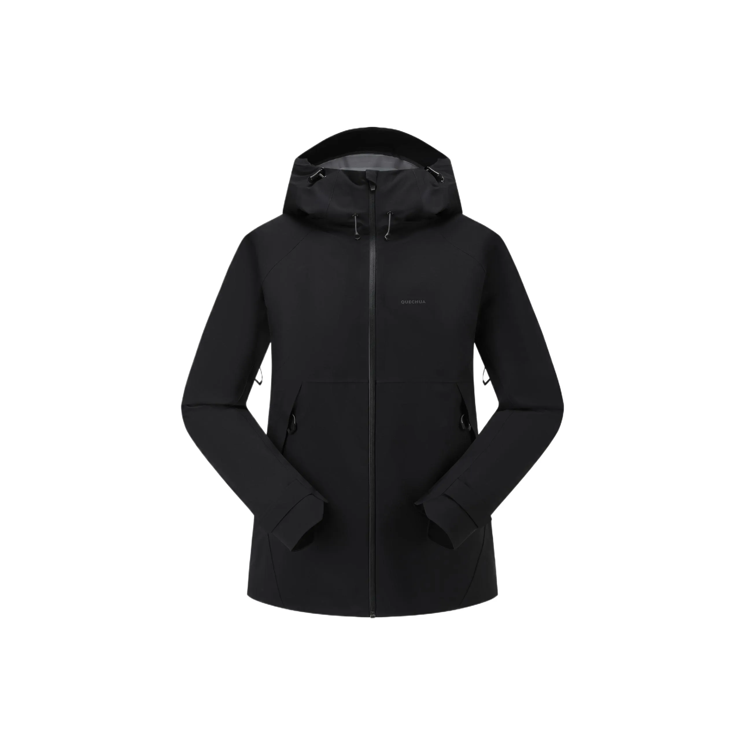 DECATHLON Поход URBAN LIVING Путешествие Коммутирование Ледолазание And Скалолазание Куртка Женские Дымчатый Черный