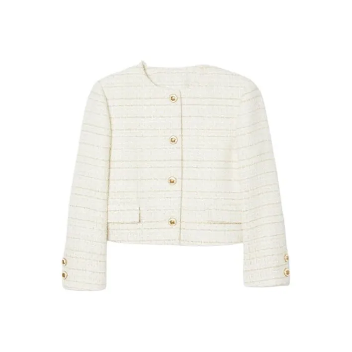 Sandro Куртки и Пальто Женские Бежевые