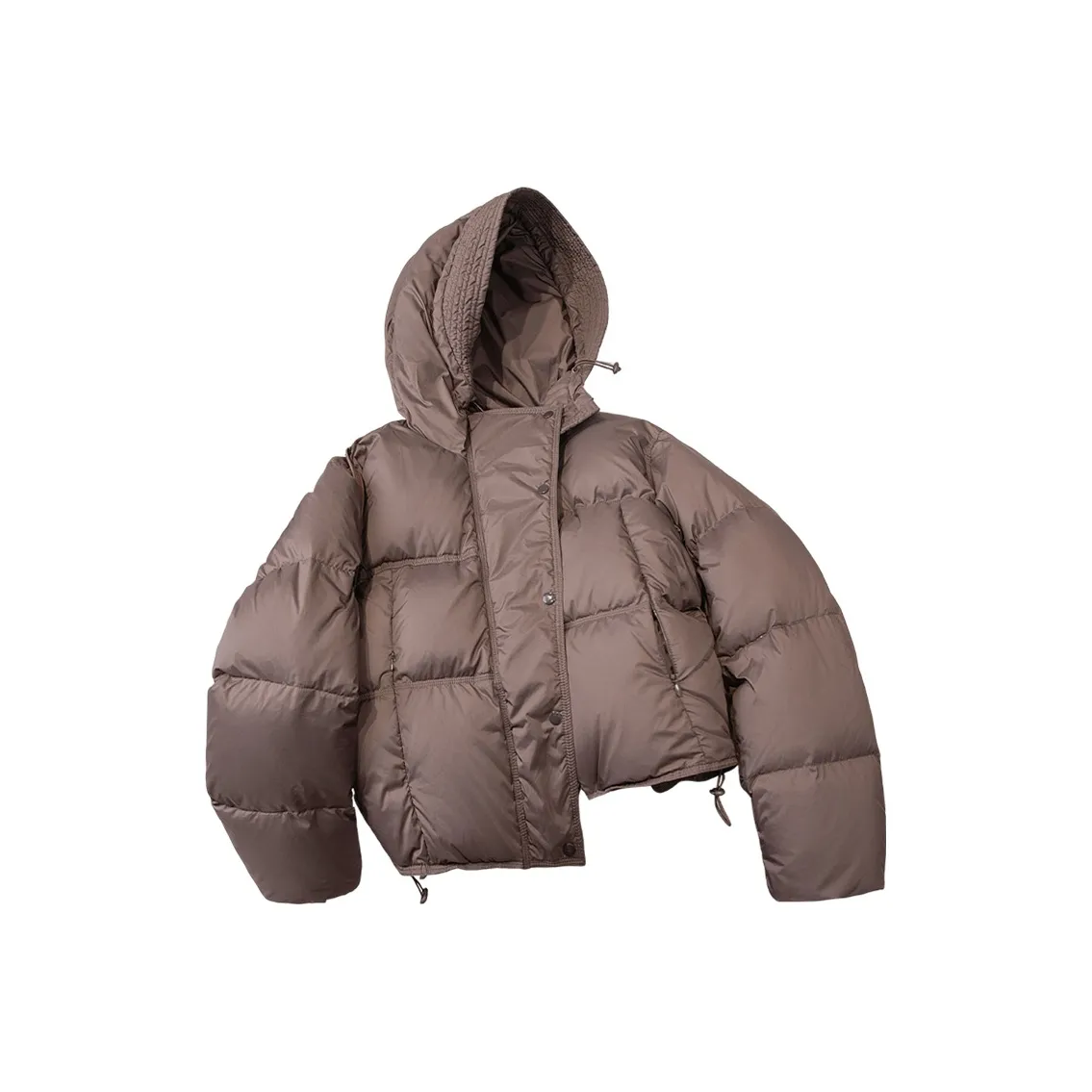 Cypress House Пуховик Женские Темный Кофейный