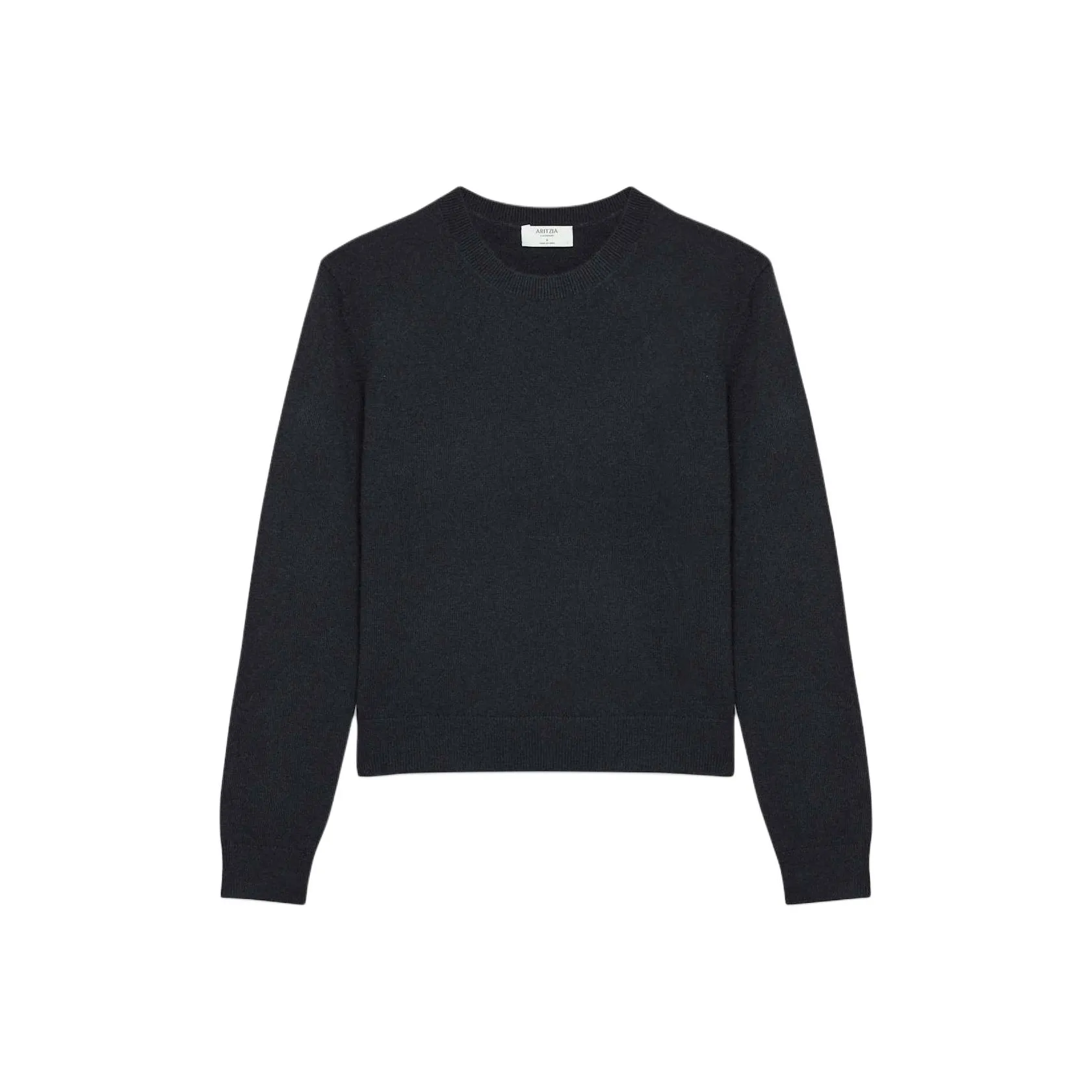 ARITZIA Кашемир Bare Кашемир Crew Свитер Кашемир Свитер Женские Темно-ночной Темно-синий Темно-ночной Морской