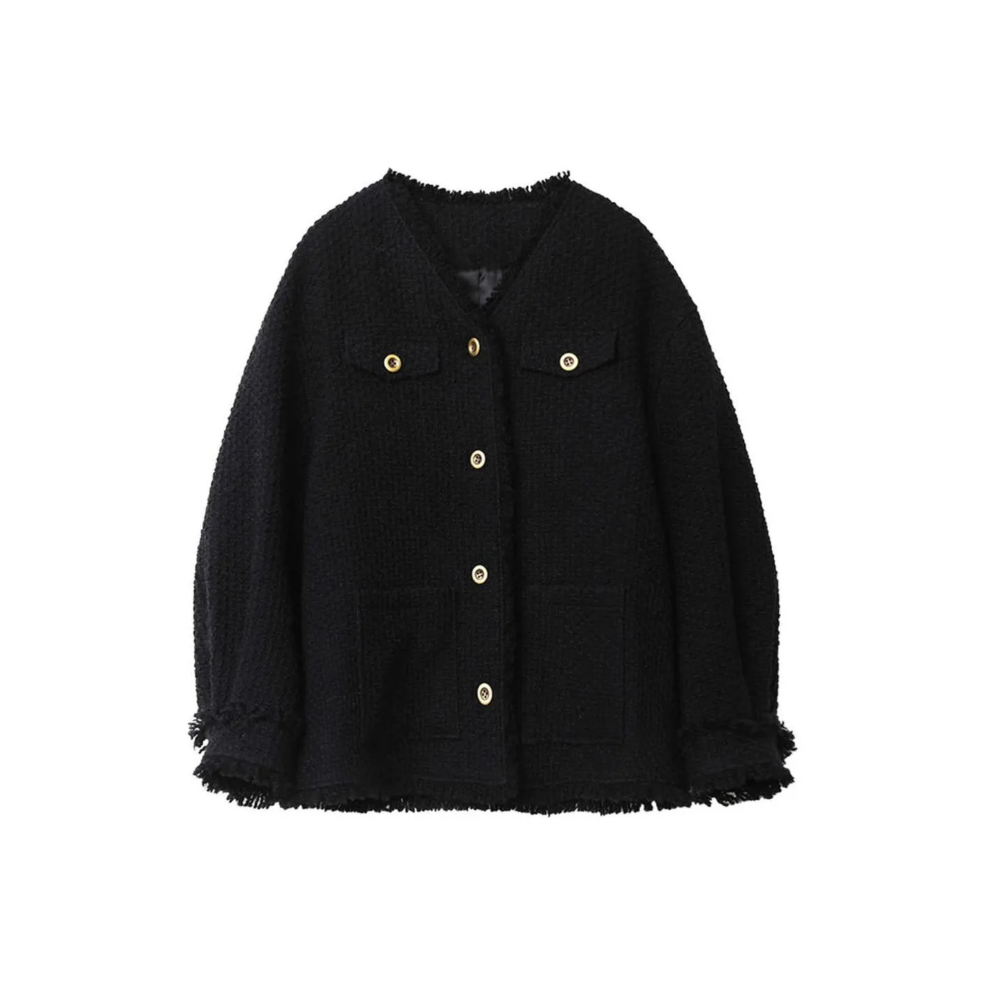 CHIC VEN Куртки Пальто Женские Черный