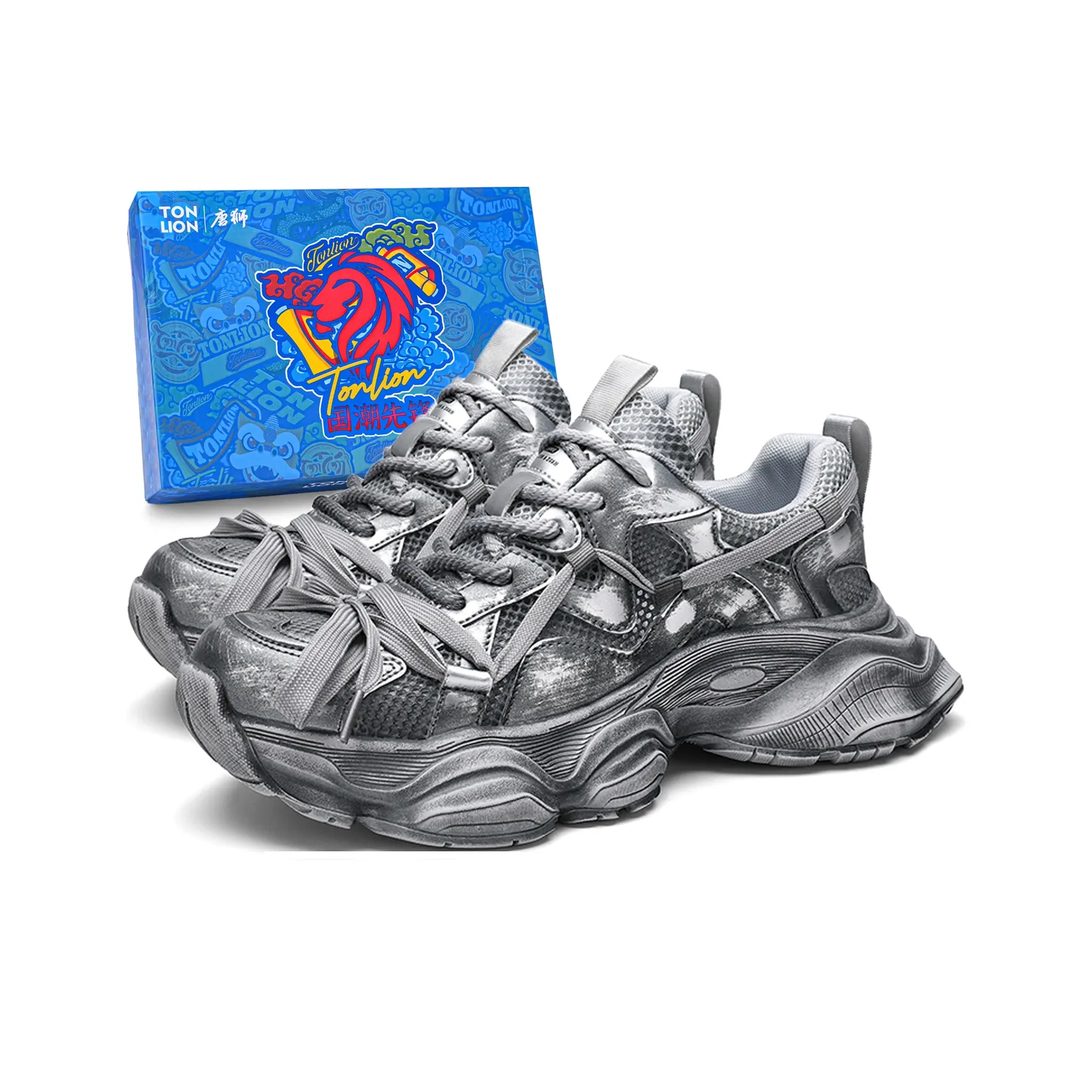 Tonlion Low Top Chunky Sneakers Unisex