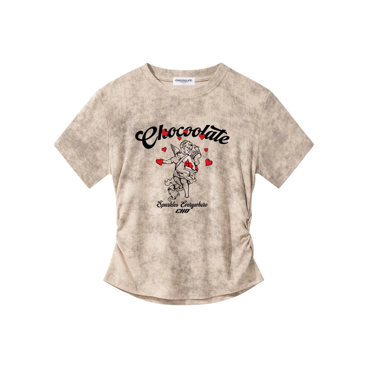 CHOCOOLATE T Рубашка Женская Tie Dye Хаки