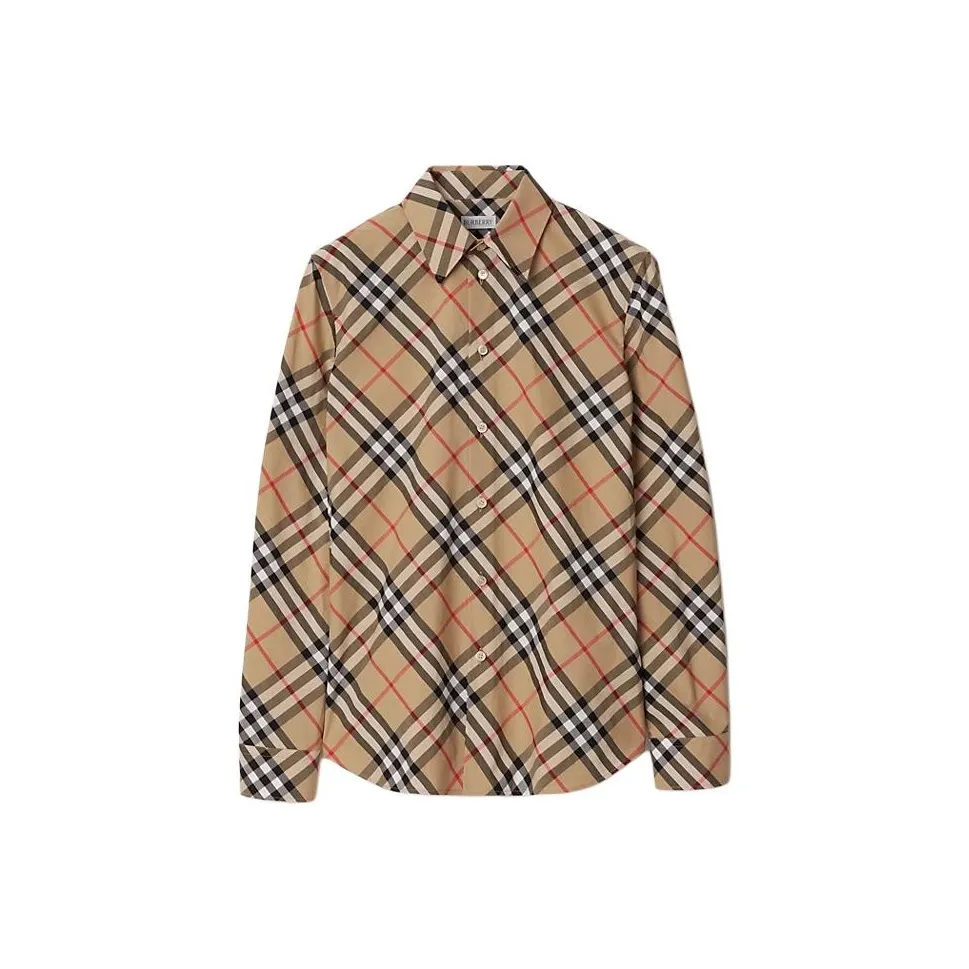 Burberry Check pattern Cotton Shirt