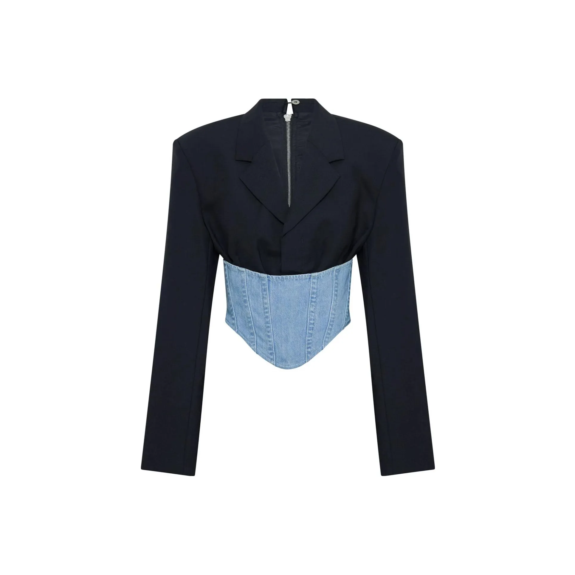 DION LEE Cropped Corset style Blazer