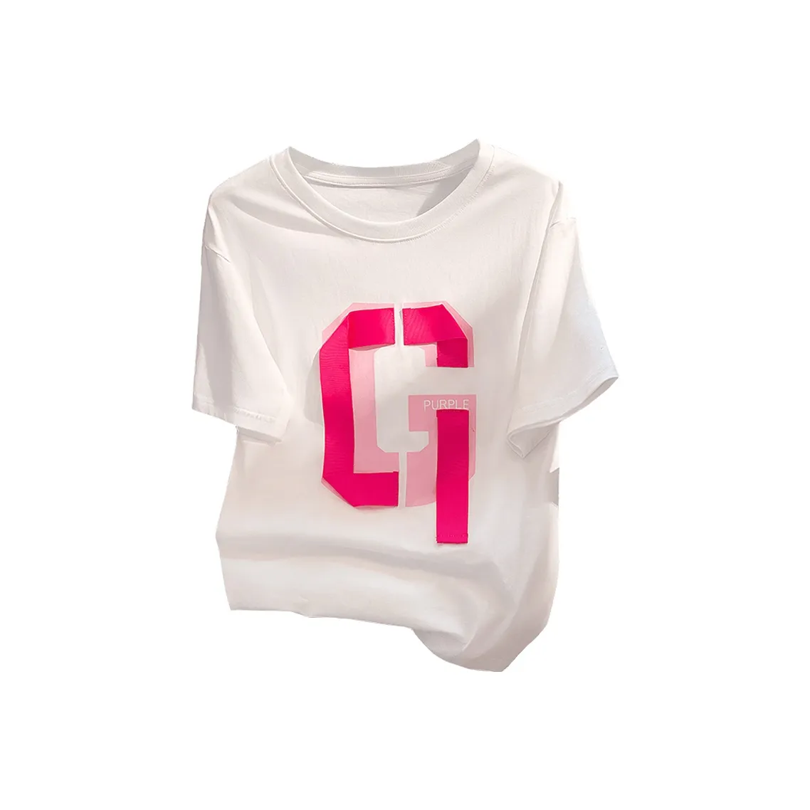 Cypress House T-Рубашка Женская Белая и Розовая