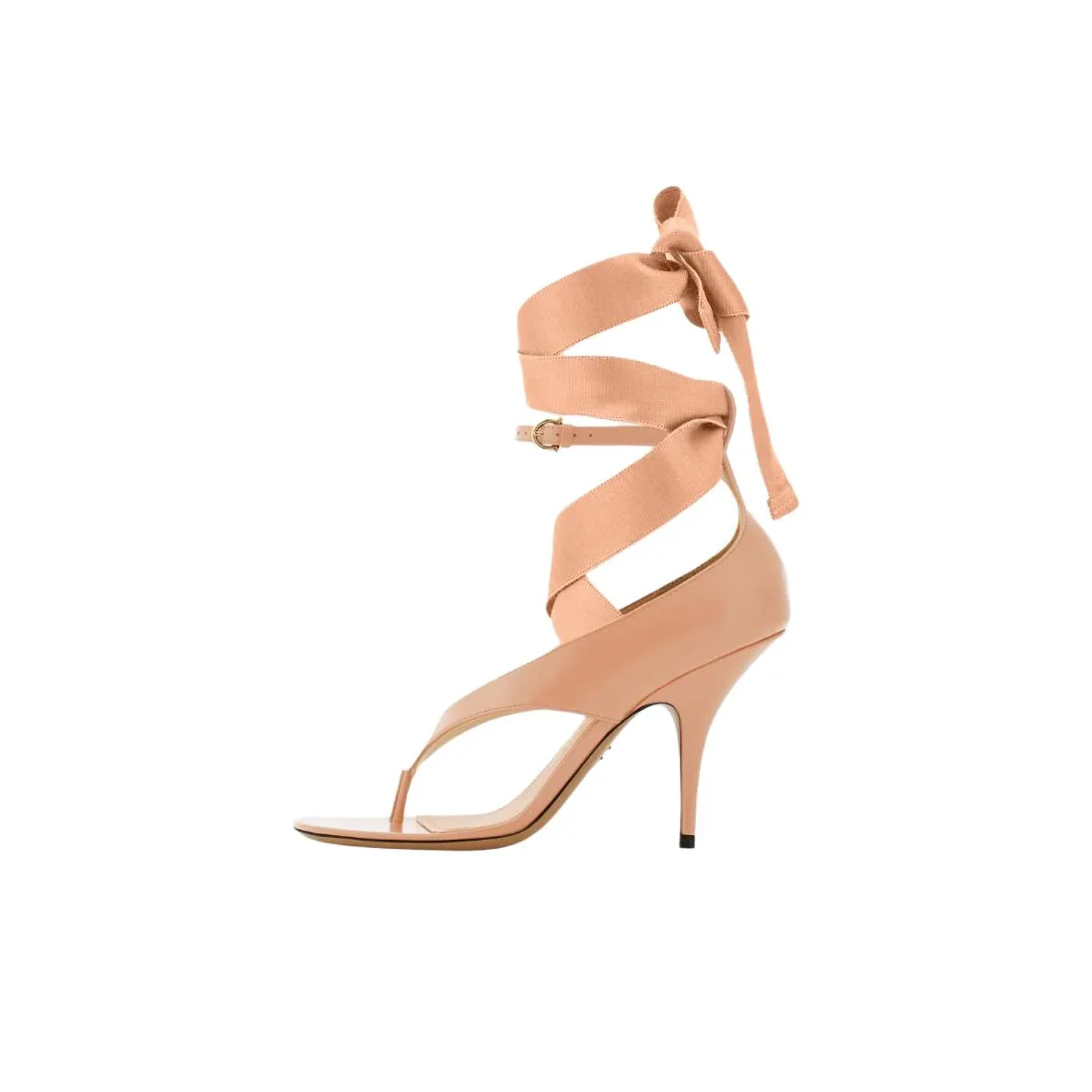 FERRAGAMO Gancio One Strap Sandals 9.5cm Women's Pink