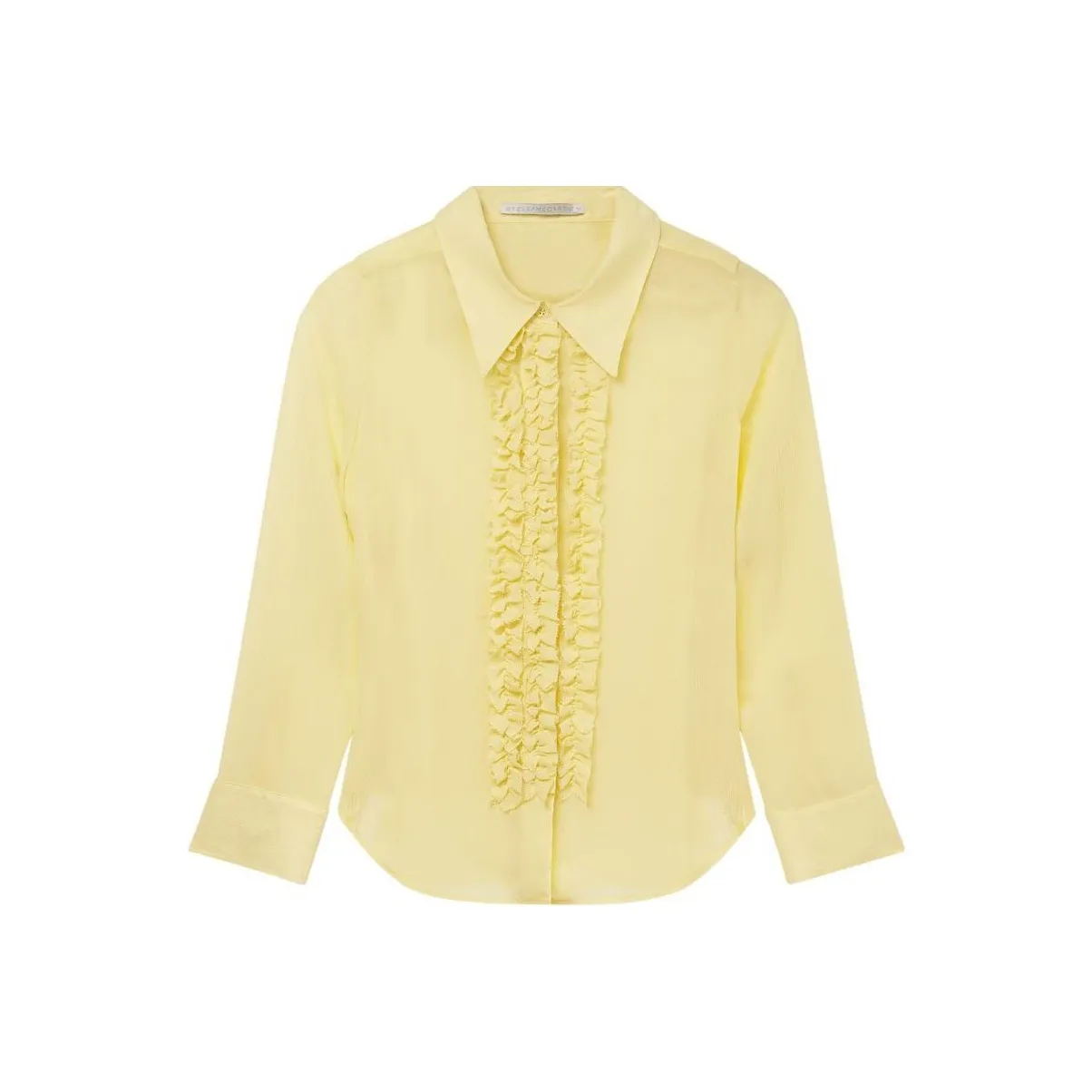 Stella McCartney SS24 Рубашка Женская Ярко-Желтая