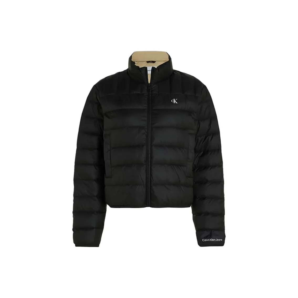 CALVIN KLEIN Пуховик Женский Черный