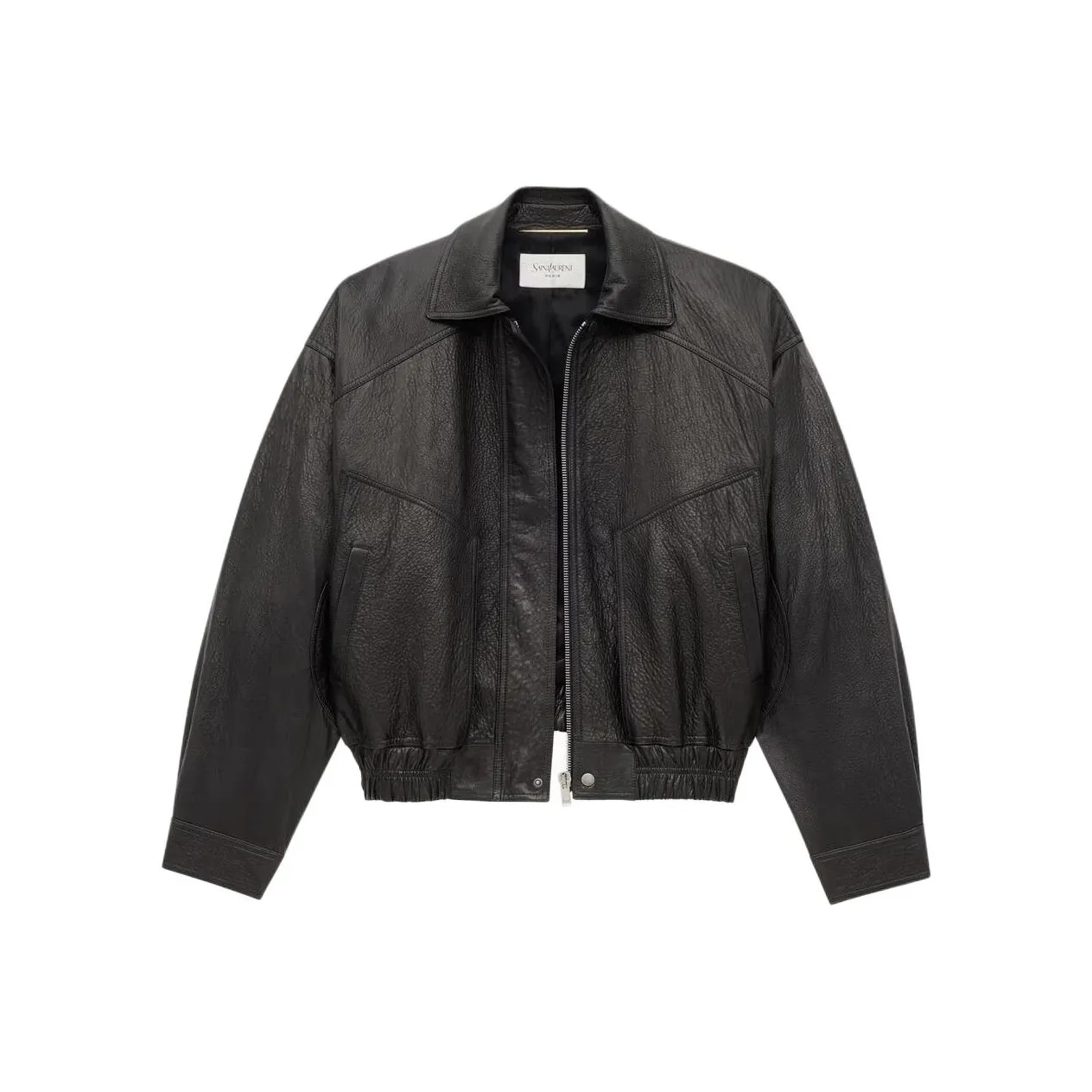 SAINT LAURENT Leather Bomber Jacket