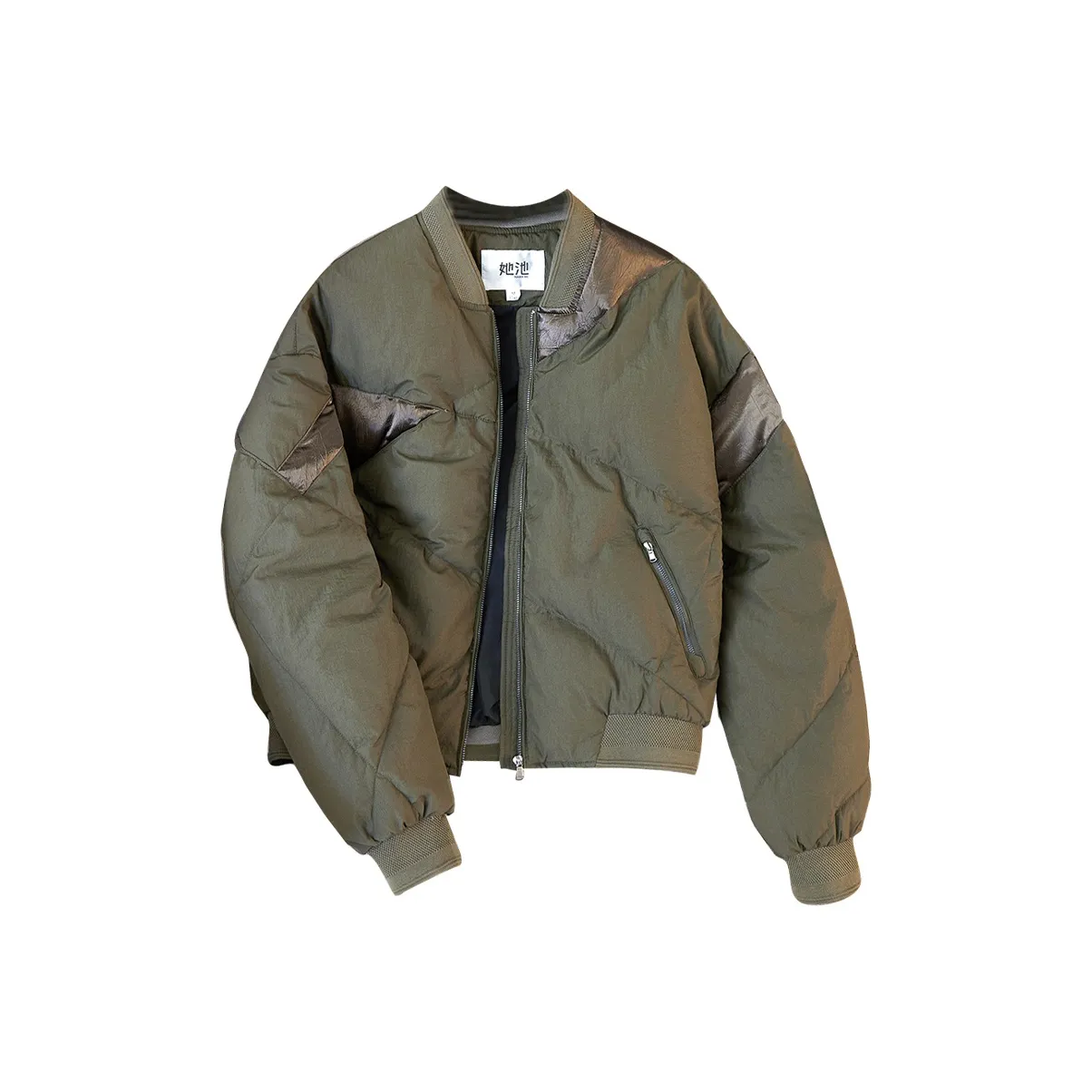 TOUCH Пуховик Женский Армейский Зеленый