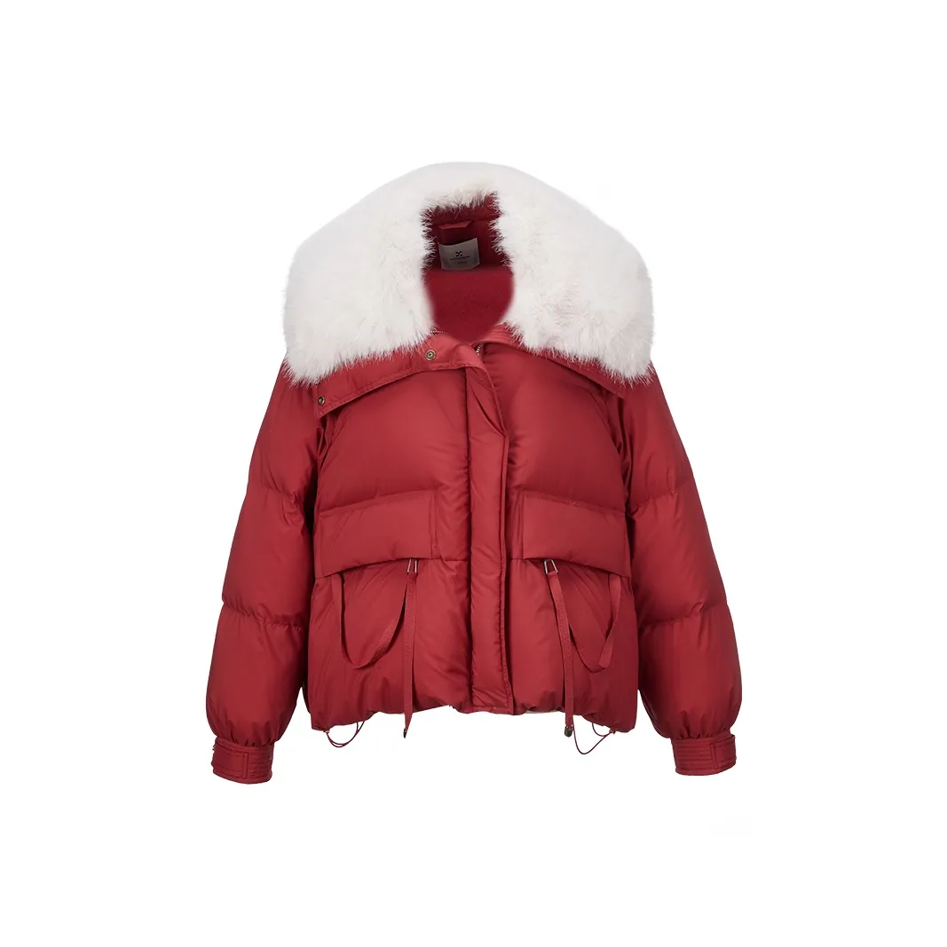 XIANGYING Down Jacket Women's Red