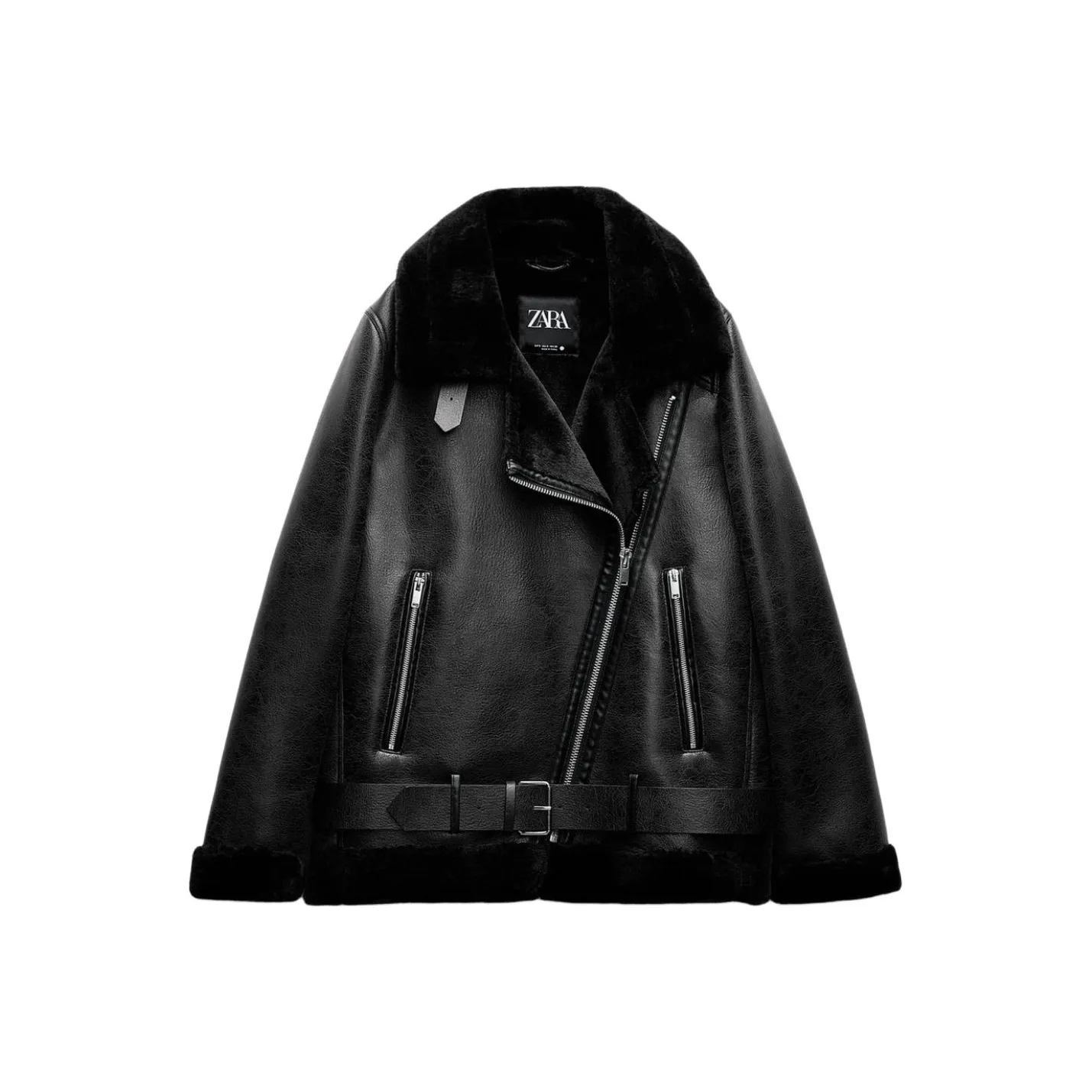 ZARA ZW Series Jackets Coats Women's Black