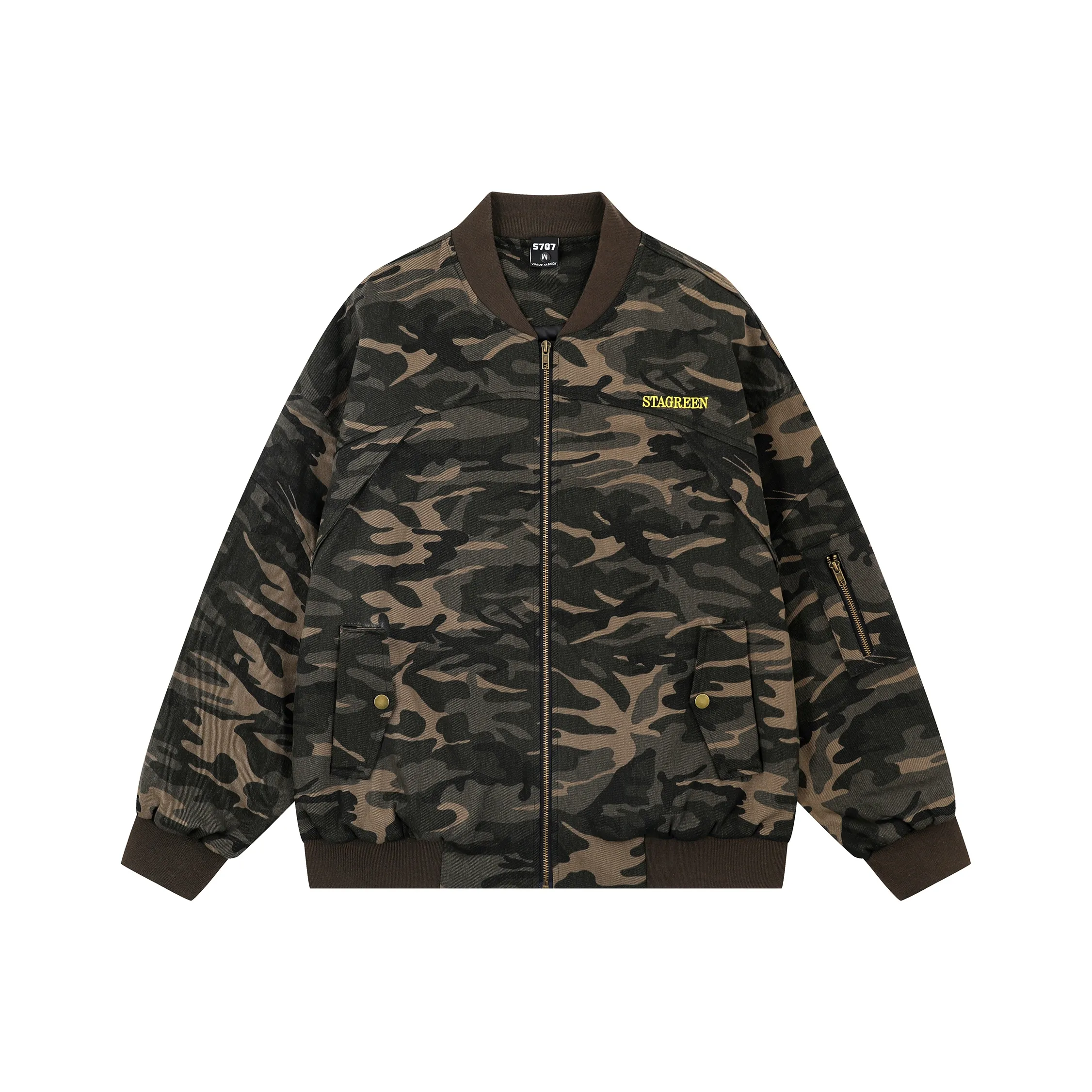 CUWU Куртки Пальто Унисекс Камуфляж