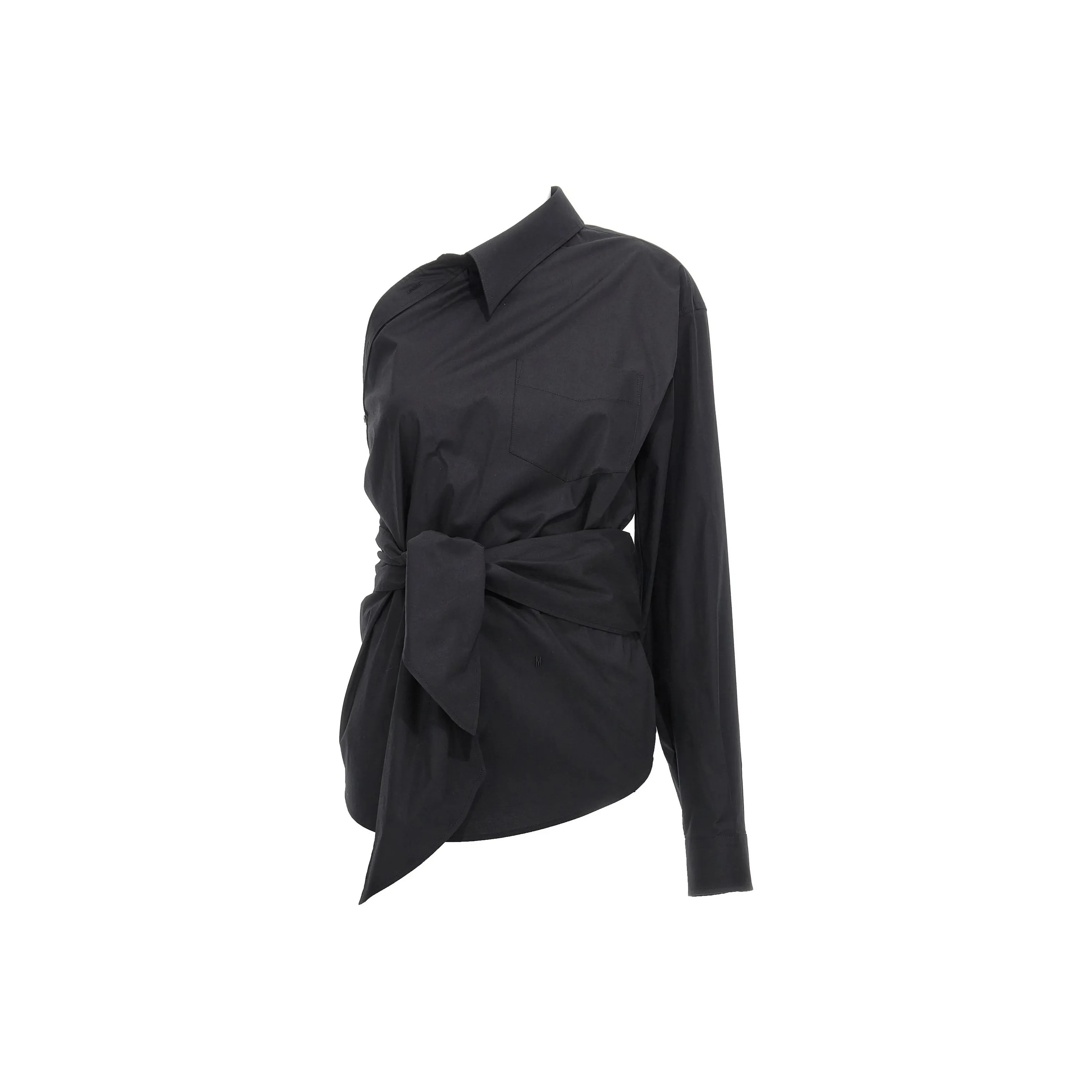 MOSCHINO Asymmetric One Shoulder Shirt
