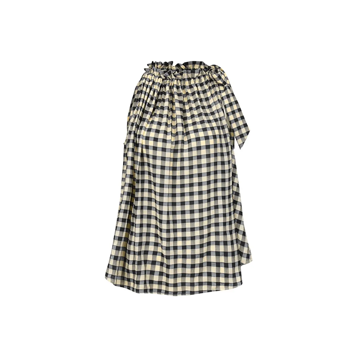 URBAN REVIVO Рубашка Женская Черная Клетка