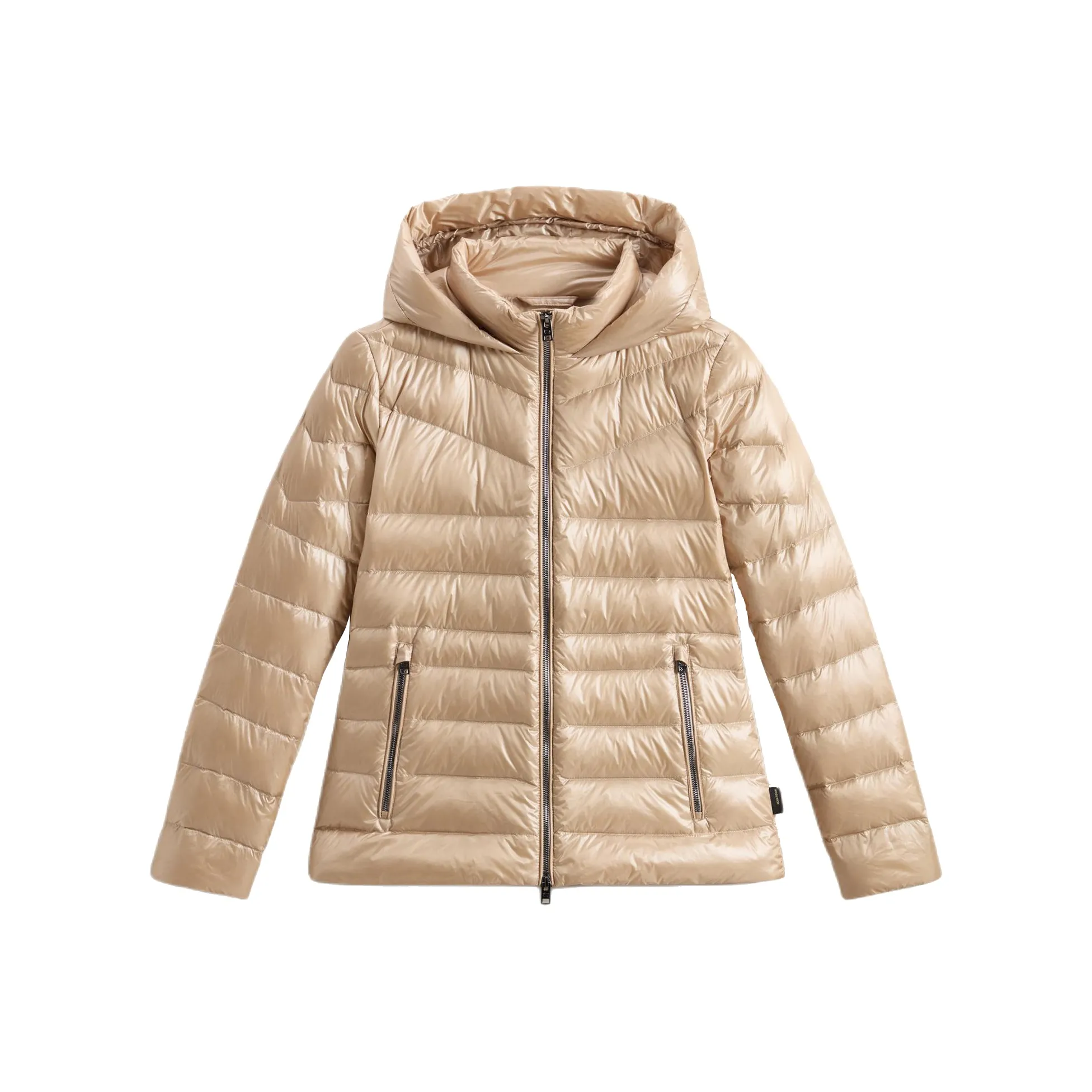 WOOLRICH SS24 Down Jacket Women's Light Khaki
