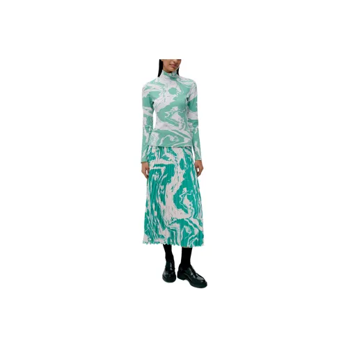 MARIMEKKO Мятно-зеленые Женские Рубашки