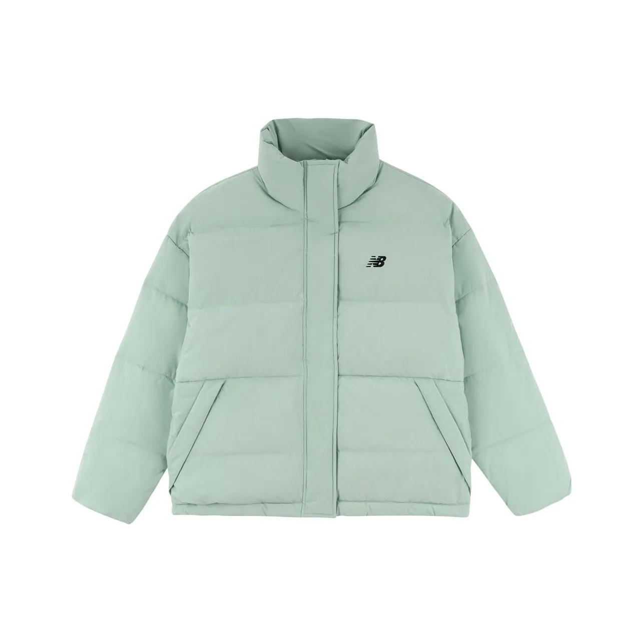 New Balance Пуховик Женские Зеленый