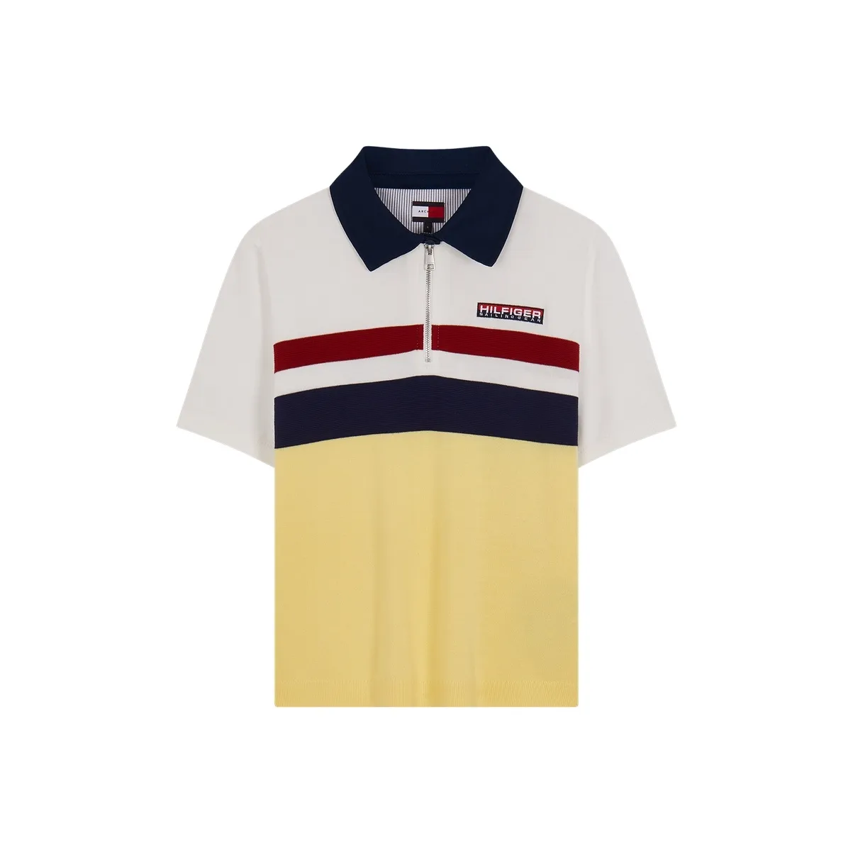 Tommy Hilfiger Stripe detail Polo Top