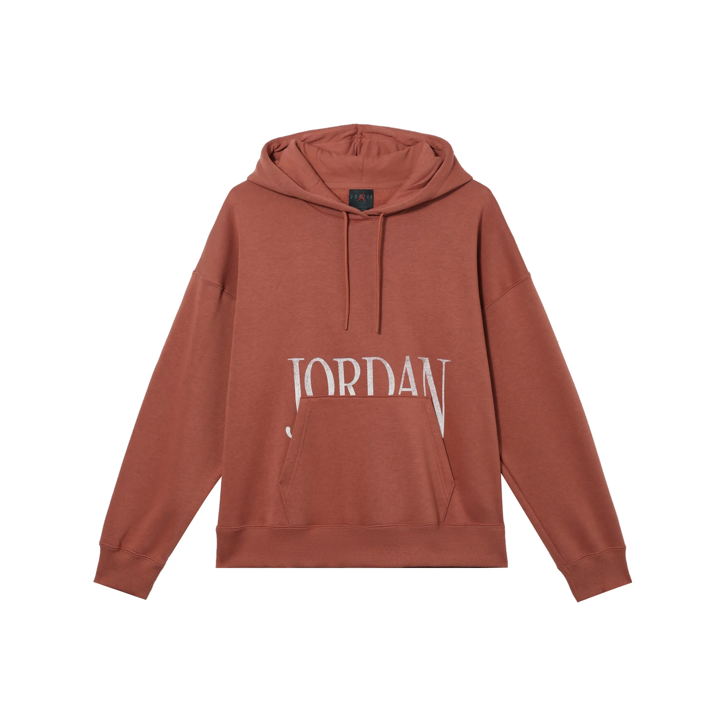 Jordan Brooklyn Fleece Толстовка Женская Серый Персиково-Красный