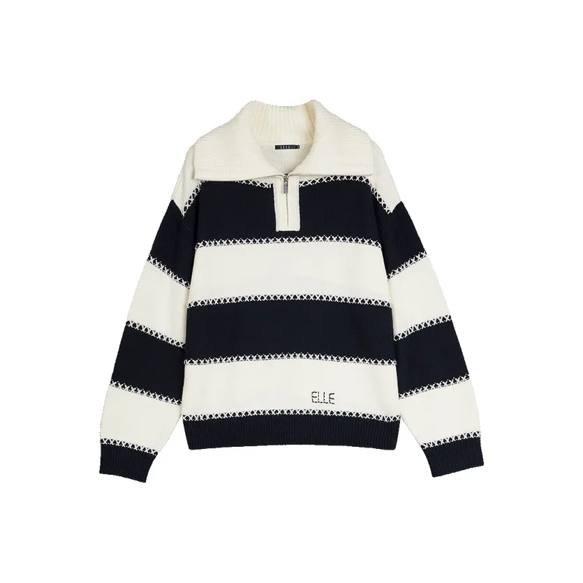 ELLE Полосы Женская Трикотаж