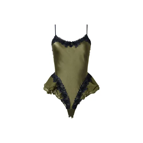 Twinset Оливково-зеленый Женское боди