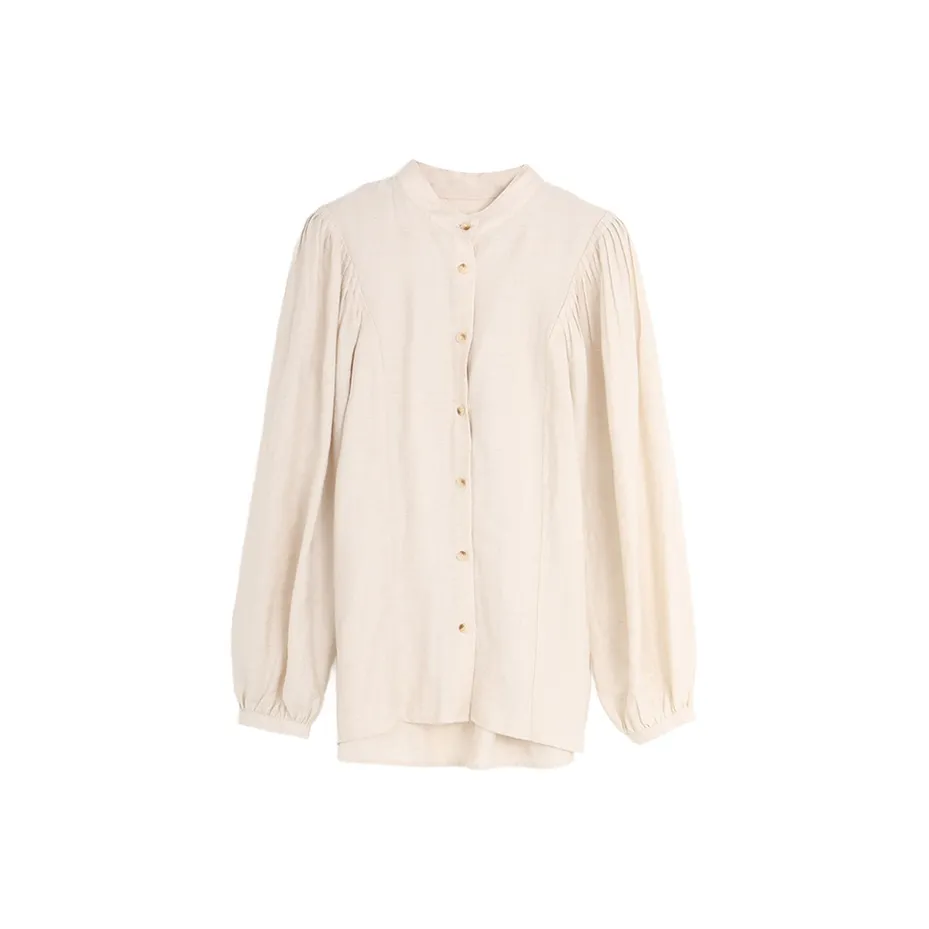 SETIROM Экрю Женские Рубашки