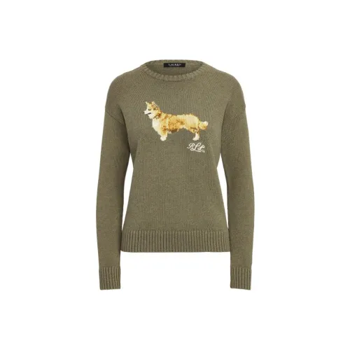 LAUREN RALPH LAUREN Зеленый Женский Трикотаж