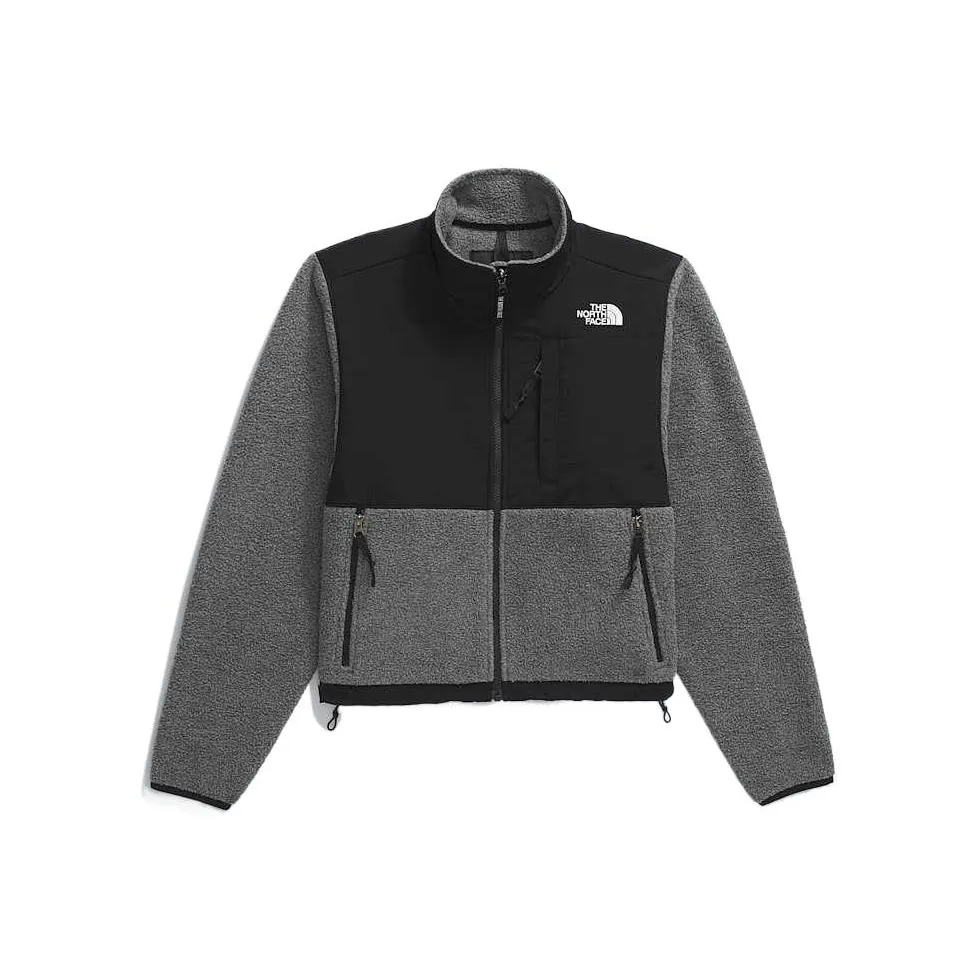 THE NORTH FACE DENALI Куртка Женская Средняя Серая Heather с Цветочным Дизайном