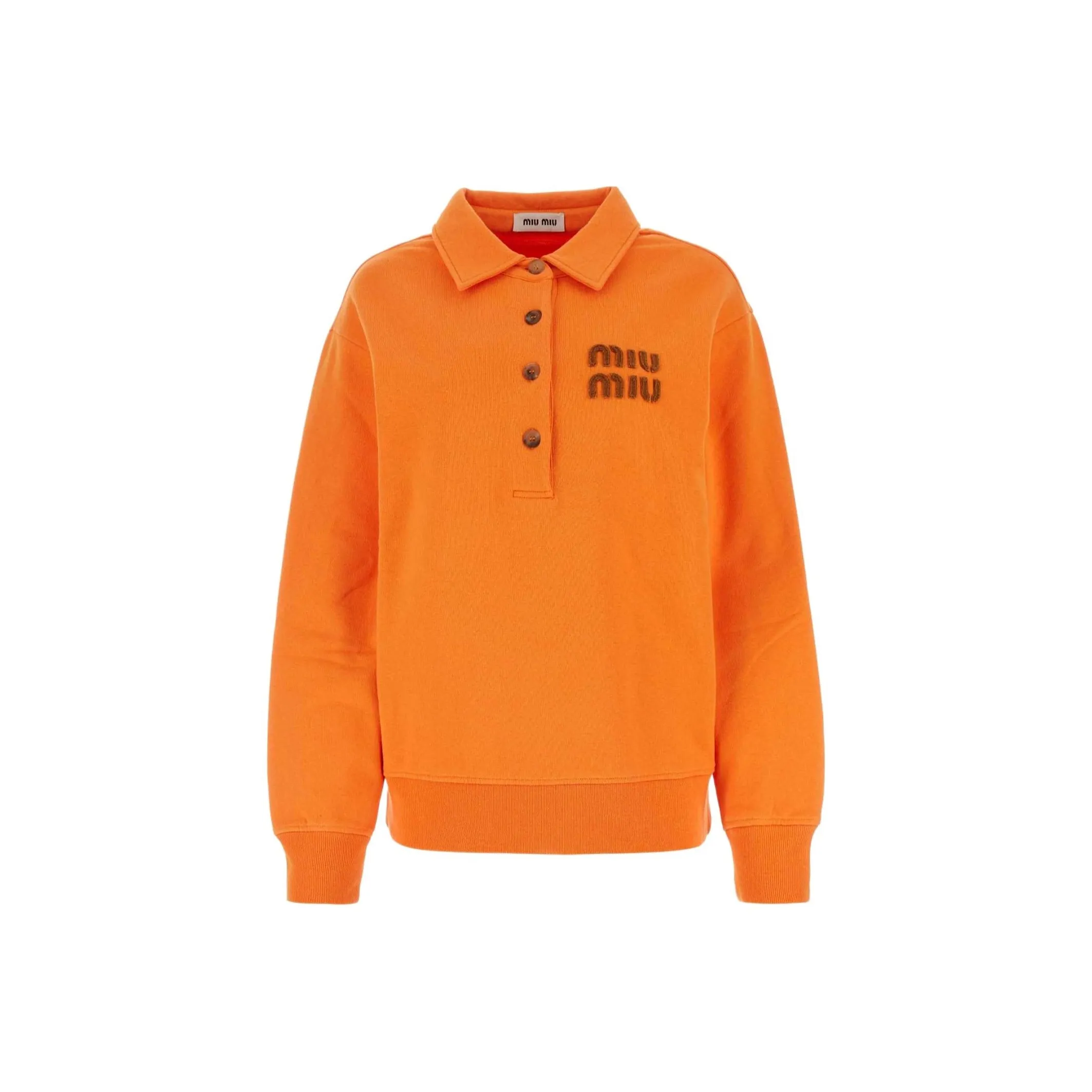 MIU MIU SS24 Sweatshirt Women's Orange