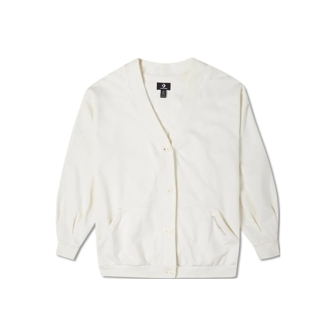 Конверс TWISTED KNITS Кардиган Трикотаж Женский Белый