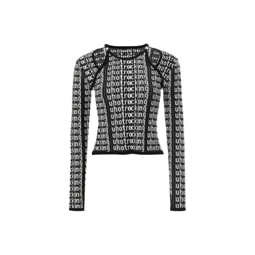 Uhot Черный/Белый Женские Трикотаж