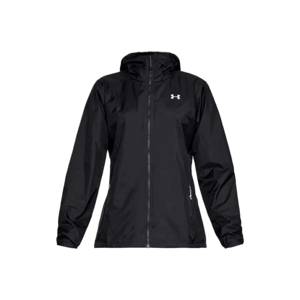 Under Armour Rain Fw25 Forefront Куртки и Пальто Женские Черный