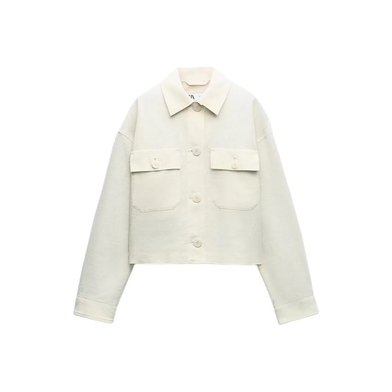 ZARA Jackets Coats Women's White