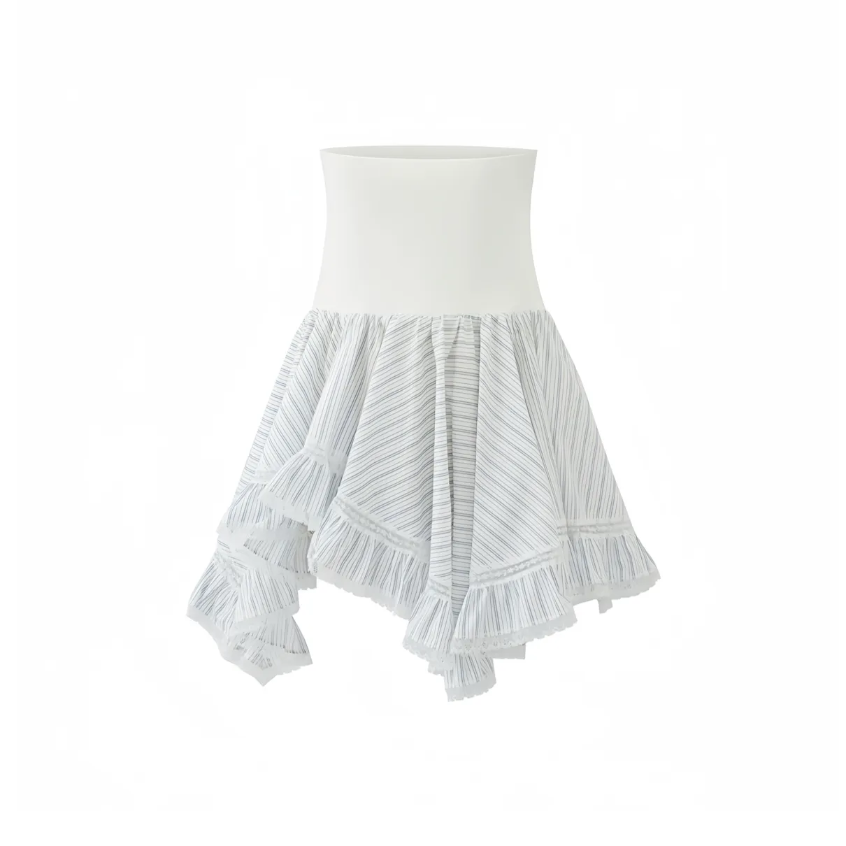 MTHE Без бретелей Топ Женский Белый